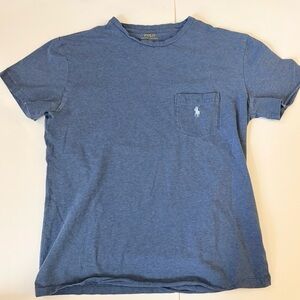 Polo by Ralph Lauren Men's Heather Blue Tee